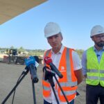 Trwają prace przy budowie mostu w Sandomierzu 3 - Polskie Radio Rzeszów Trwają prace przy budowie mostu w Sandomierzu - Polskie Radio Rzeszów