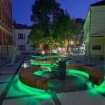 Fontanna i interaktywne schody w Jaśle 6 - Polskie Radio Rzeszów Fontanna i interaktywne schody w Jaśle - Polskie Radio Rzeszów