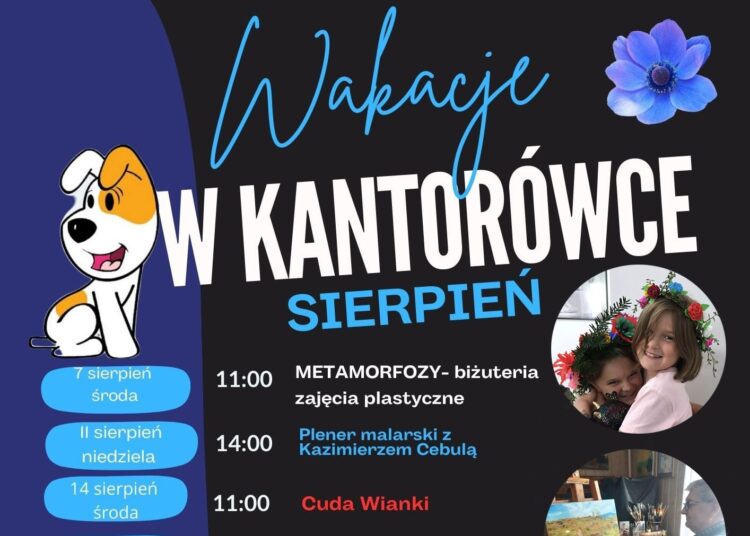 Plener malarski. Kolejne wydarzenie z cyklu „Wakacje w Kantorówce”