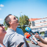 Montaż iglicy na rzeszowskim wieżowcu (relacja i fotogaleria) 44 - Polskie Radio Rzeszów Montaż iglicy na rzeszowskim wieżowcu (relacja i fotogaleria) - Polskie Radio Rzeszów