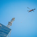 Montaż iglicy na rzeszowskim wieżowcu (relacja i fotogaleria) 22 - Polskie Radio Rzeszów Montaż iglicy na rzeszowskim wieżowcu (relacja i fotogaleria) - Polskie Radio Rzeszów