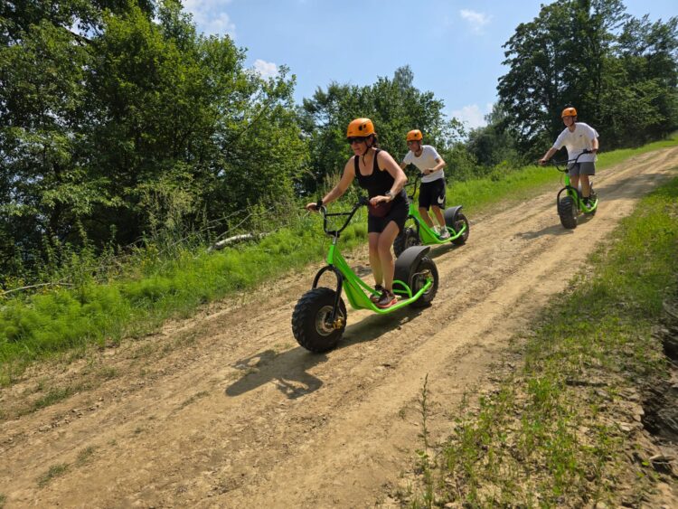 Bieszczadzkie Hulajnogi Terenowe przyciągają coraz więcej turystów