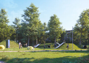 Trwa przebudowa Parku Słonecznego w&nbsp;Dębicy