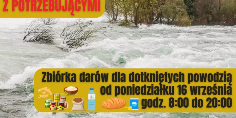 fot. plakat zbiórki