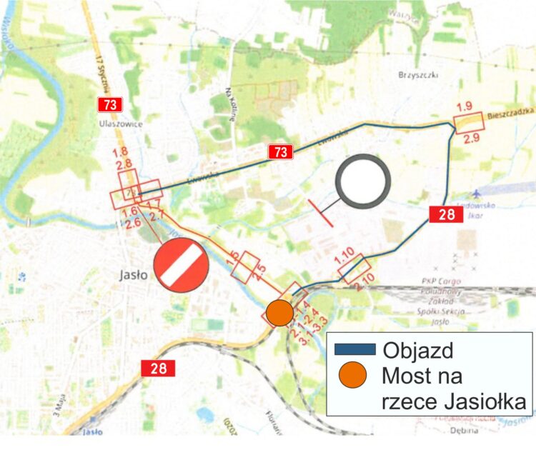 Remont mostu na Jasiołce. Utrudnienia w Jaśle