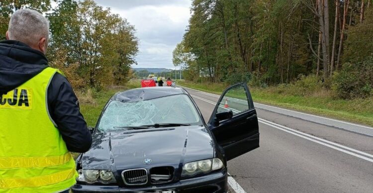 Tragiczny wypadek w Narolu. Zginął 42-letni rowerzysta