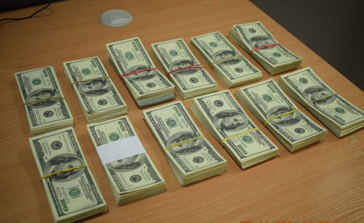 Ukryła w odzieży 120 tys. dolarów