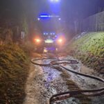 Pożar drewnianego domu w Żołyni (zdjęcia) - Polskie Radio Rzeszów