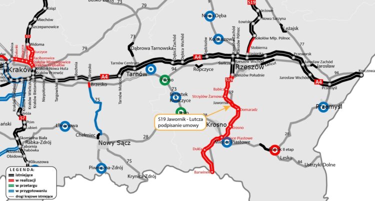 Podpisano umowę na budowę odcinka S19 Jawornik - Lutcza 1 - Polskie Radio Rzeszów Podpisano umowę na budowę odcinka S19 Jawornik – Lutcza
