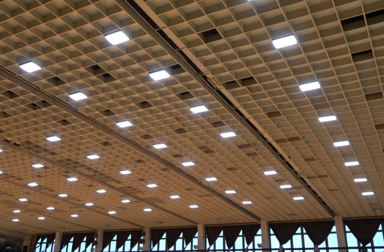 Nowe oświetlenie w hali w Tarnobrzegu