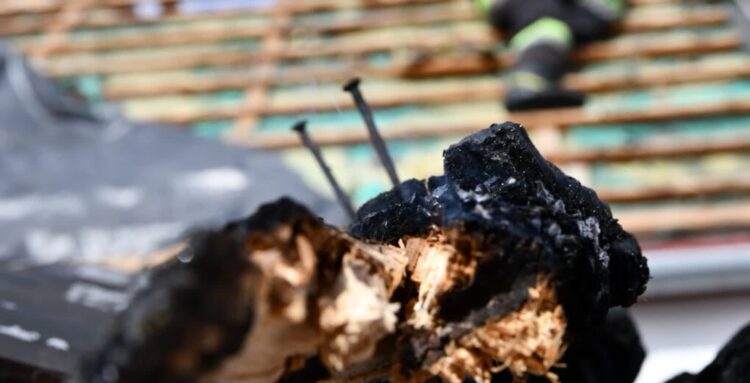 Pożar domu w Jabłonicy Polskiej