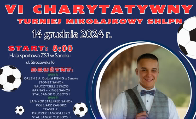 Odbędzie się VI Charytatywny Turniej Mikołajkowy SHLPN dla Konrada 1 - Polskie Radio Rzeszów Odbędzie się VI Charytatywny Turniej Mikołajkowy SHLPN dla Konrada