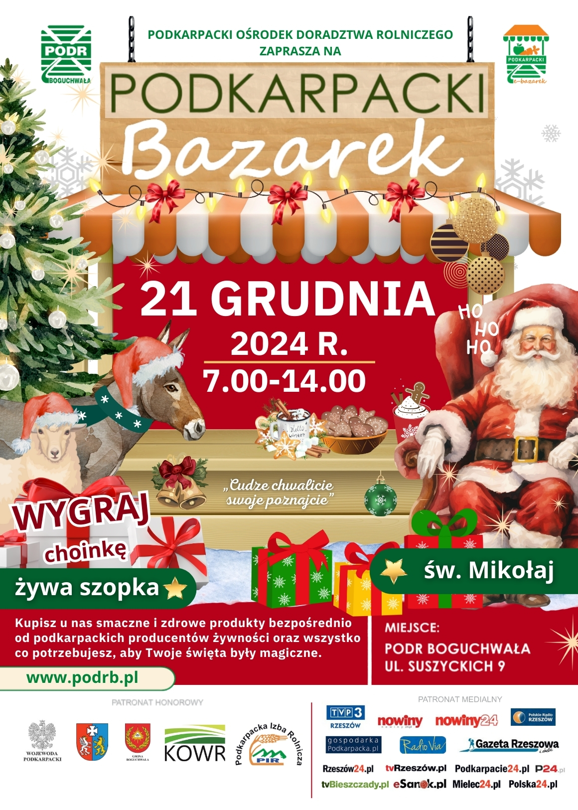 PLAKAT BAZAREK BOGUCHWALA WERSJA 1