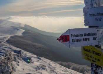 Trudne warunki na&nbsp;bieszczadzkich szlakach