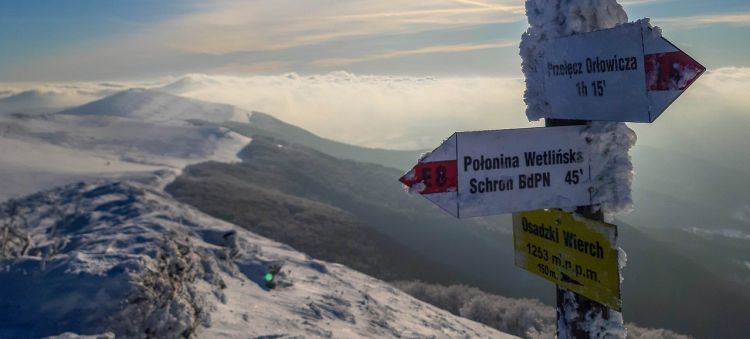 Trudne warunki na&nbsp;bieszczadzkich szlakach