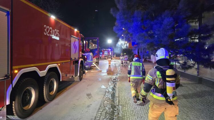 Pożar domu jednorodzinnego w Rzeszowie