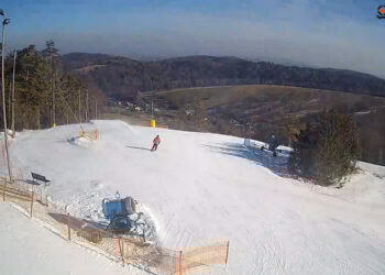 Obraz z kamery na szczycie Kiczery w Puławach