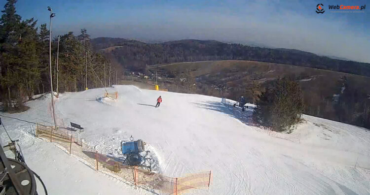 Obraz z kamery na szczycie Kiczery w Puławach