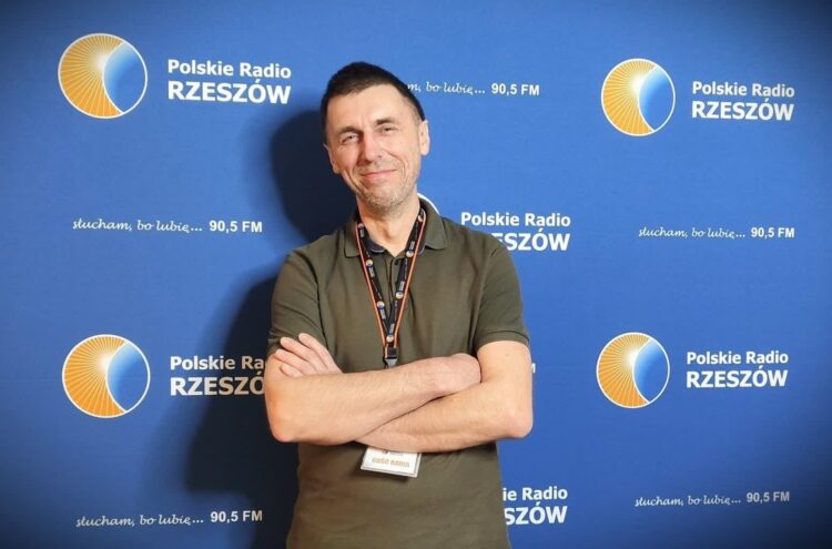 Fot.: dr Włodzimierz Zięba w naszej rozgłośni