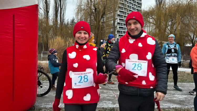 W Rzeszowie zorganizowano pierwszy Bieg Walentynkowy