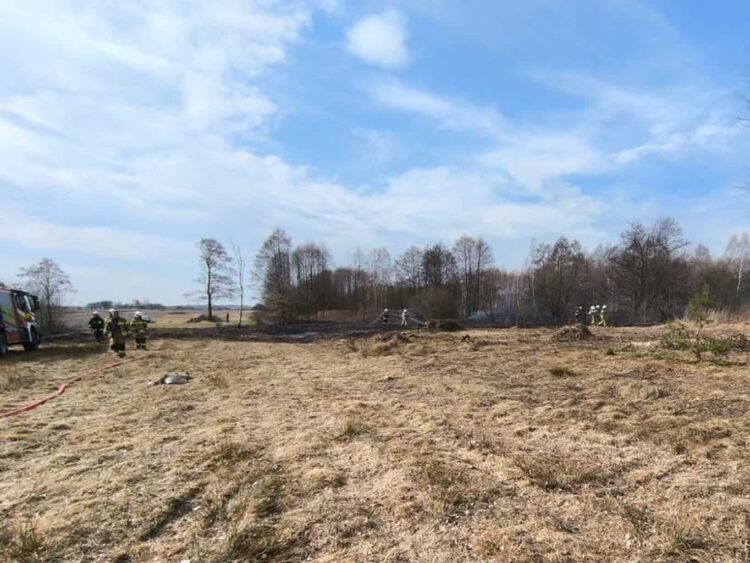 Senior z Rakszawy zatrzymany za wypalanie traw