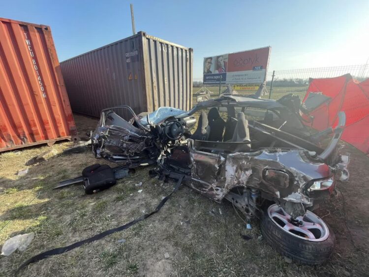 Wypadek w Zawierzbiu. Nie żyje 34-latek 1 - Polskie Radio Rzeszów Fot. OSP KSRG Żyraków