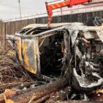 Spłonął rajdowy samochód. Ruszyła zbiórka, by pomóc zawodnikom wrócić na trasę - Polskie Radio Rzeszów