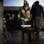 Zalane domy w Pawłosiowie, służby w akcji - Polskie Radio Rzeszów