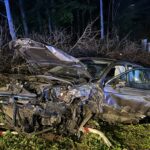 Czołowe zderzenie dwóch aut w Iwoniczu. Jedna osoba zakleszczona w pojeździe (zdjęcia) 4 - Polskie Radio Rzeszów Czołowe zderzenie dwóch aut w Iwoniczu. Jedna osoba zakleszczona w pojeździe (zdjęcia) - Polskie Radio Rzeszów