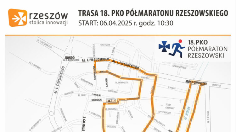 Dziś Półmaraton Rzeszowski, utrudnienia w centrum
