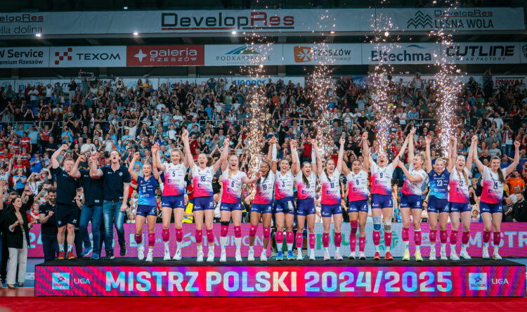 Siatkarki KS Developres Rzeszów najlepsze w Polsce! (zdjęcia, relacja)