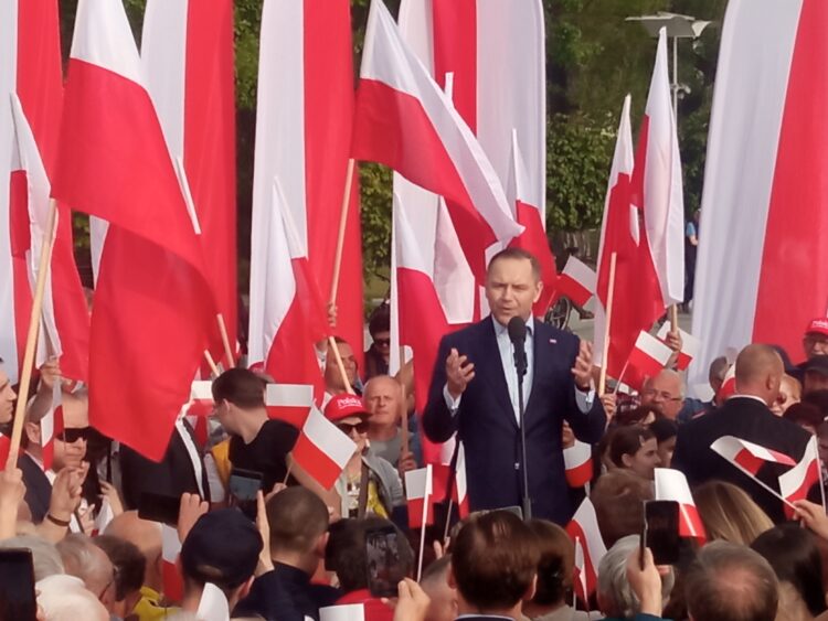 Karol Nawrocki spotkał się z mieszkańcami Nowej Dęby