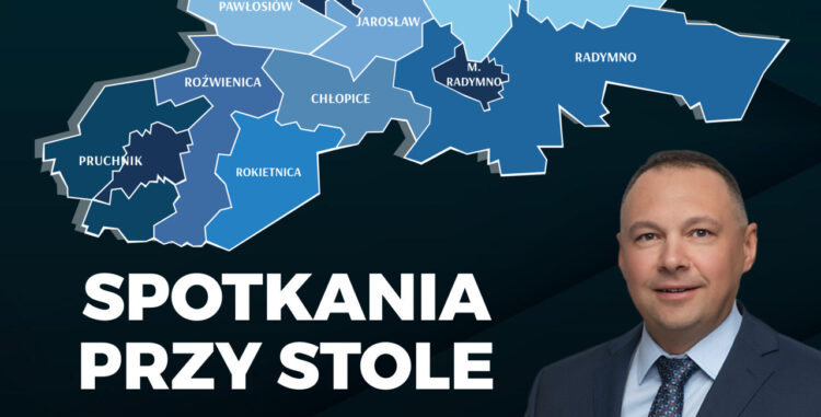 W powiecie jarosławskim rusza akcja „SPOTKANIA PRZY STOLE – STAROSTA W KAŻDEJ GMINIE”