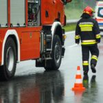 Dachowanie auta w Bliznem. Cztery osoby poszkodowane - Polskie Radio Rzeszów