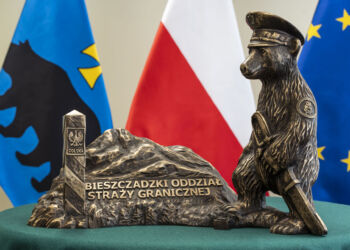 Spiżowy Miś – strażnikiem granicznym