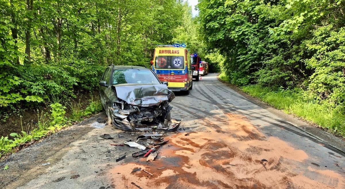 Wypadek w Hłudnie (aktualizacja) - Polskie Radio Rzeszów