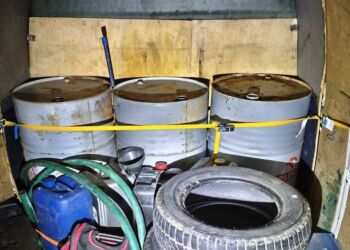 Kradzież paliwa z lokomotywy