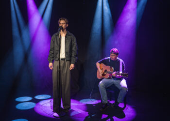 Maciej Skiba i jego mini koncert w naszym studiu