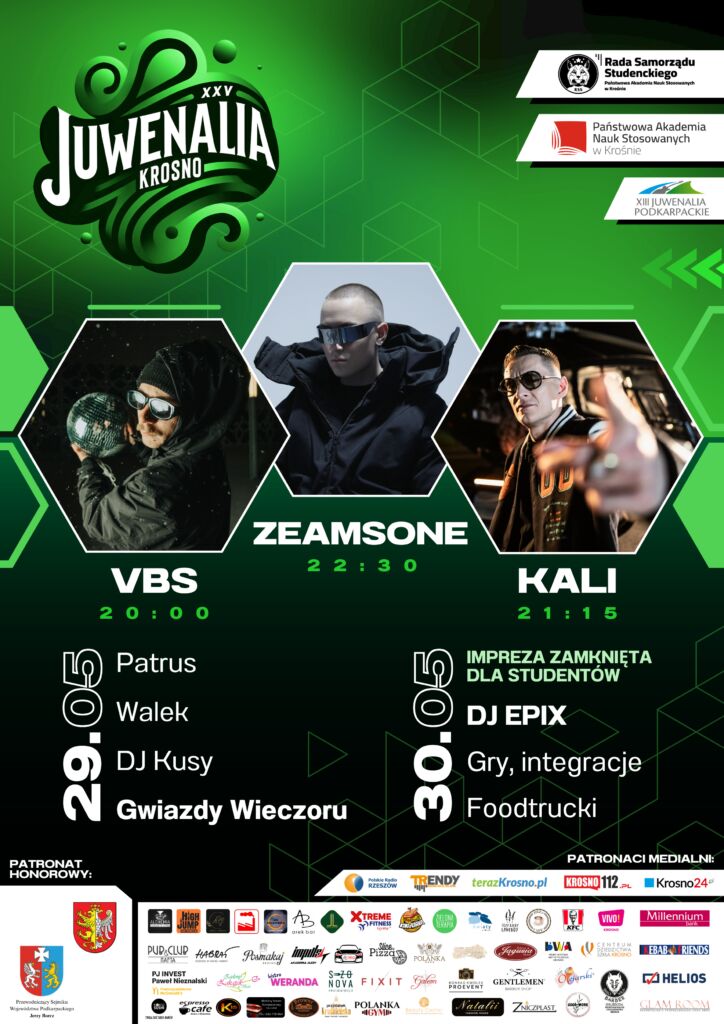 Największe święto studentów końcem maja w Krośnie. Zbliża się jubileuszowa XXV edycja Juwenaliów - Polskie Radio Rzeszów