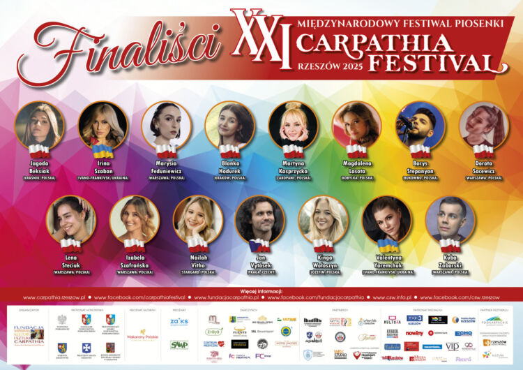 Jury wyłoniło złotą 15 finalistów XXI „Carpathia Festival” – Rzeszów