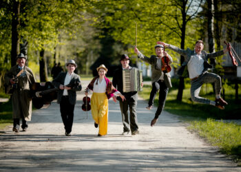 Koncert zespołu Karczmarze w Polskim Radiu Rzeszów