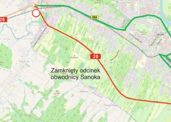 Uwaga kierowcy! Obwodnica Sanoka zamknięta od 26 maja