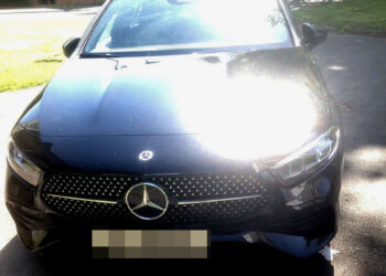 Mercedes odzyskany trzy dni po kradzieży