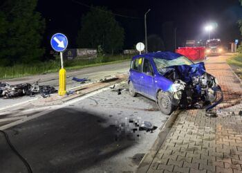 Tragedia na drodze w Boguchwale. Zginął 56-letni motocyklista