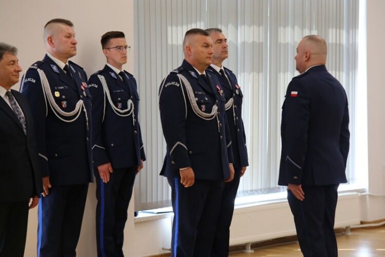 Podinspektor Daniel Lendzio nowym Komendantem Miejskim Policji w Krośnie