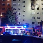 Pożar budynku wielorodzinnego na ulicy Popiełuszki w Rzeszowie [AKTUALIZACJA] - Zdarzenia nie przeżyła 14-latka [ZDJĘCIA] [VIDEO] - Polskie Radio Rzeszów