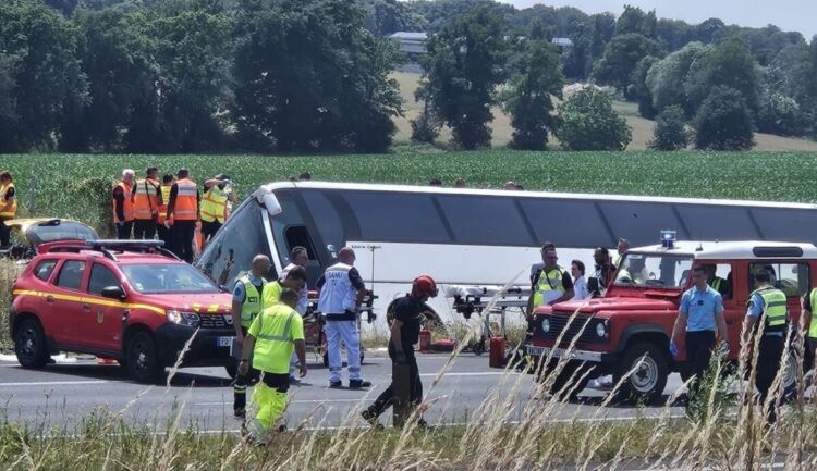 Tragiczny wypadek ukraińskiego autobusu we Francji – są ofiary śmiertelne