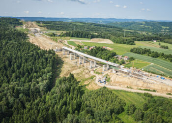 Postępy budowy S19, odcinek Babica – Jawornik [ZDJĘCIA, WIDEO]