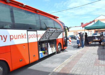 Krwiobus w Sędziszowie Małopolskim – mieszkańcy oddawali krew