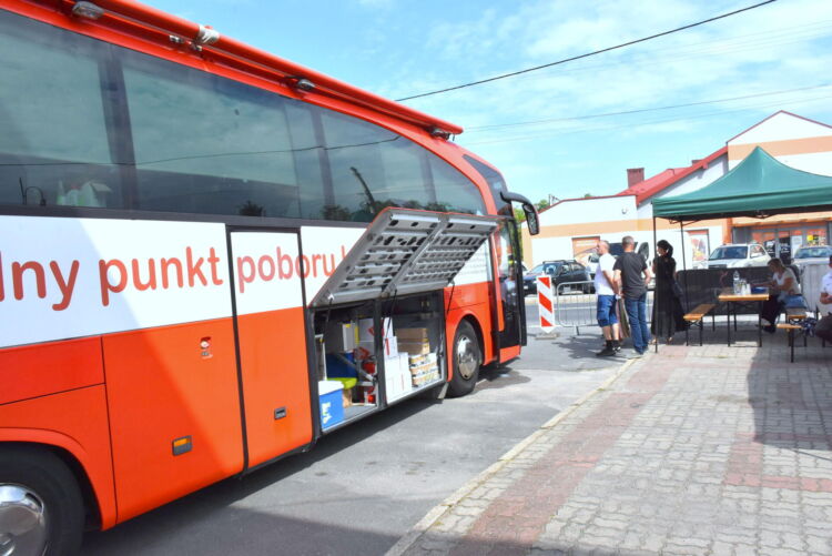 Krwiobus w Sędziszowie Małopolskim – mieszkańcy oddawali krew